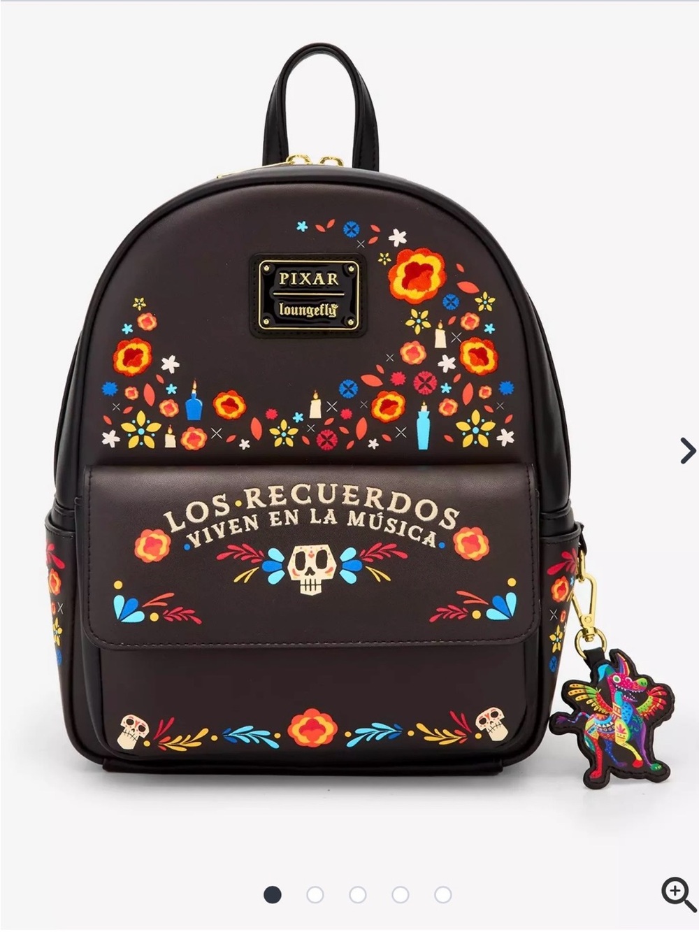Loungefly Disney Pixar Coco Floral Mini Backpack